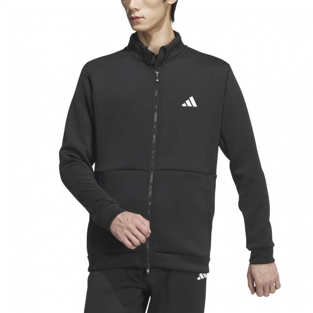 アディダス ゴルフウェア 長袖トレーナー 秋 冬 ダンボールニット