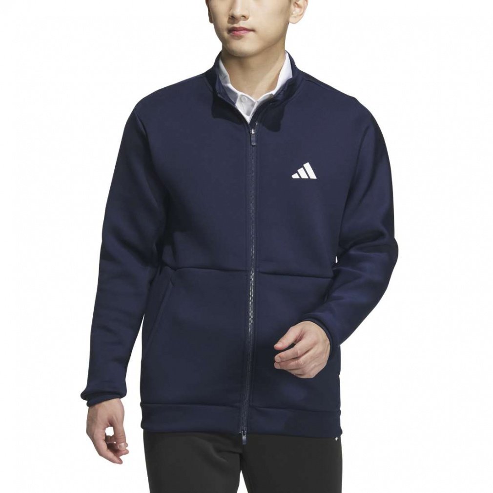 アディダス ゴルフウェア 長袖トレーナー 秋 冬 ダンボールニット