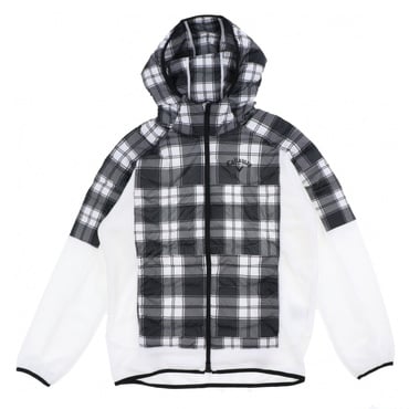 チェックプリントスターストレッチ/フリース中綿スウェット C23217109