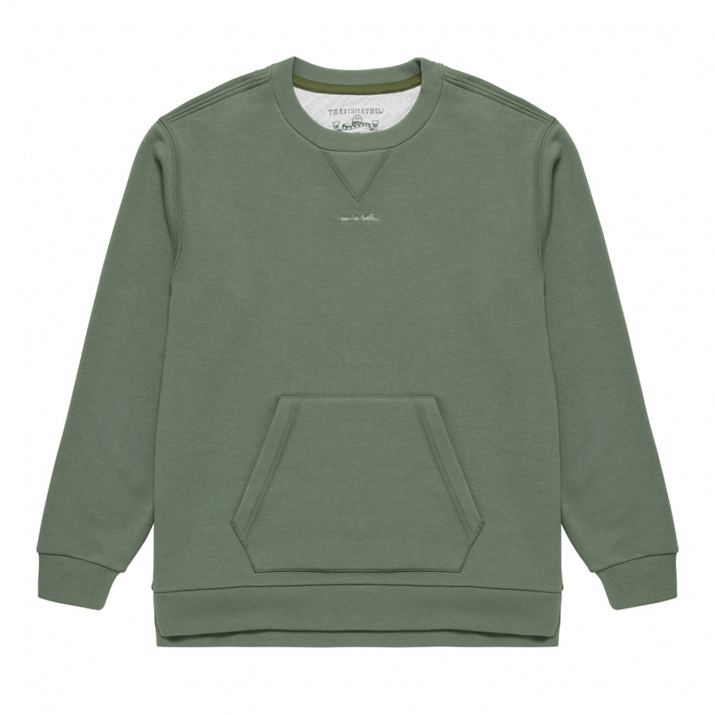 gBX}V[ StEFA XEFbg H ~ L/S Sweat Crew (7AI016) Y TravisMathew