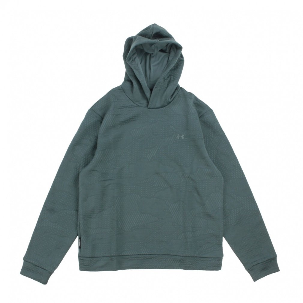 アンダーアーマー ゴルフウェア 長袖トレーナー 秋 冬 UAドライブミッドレイヤージャカードフーディー (6003724) メンズ UNDER ARMOUR