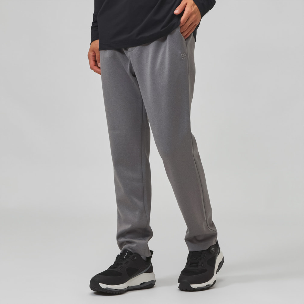 St ANDREWS ゴルフパンツ グレー メンズ　秋冬　S セントアンドリュース ゴルフウェア ロングパンツ 秋 冬 ダンボール