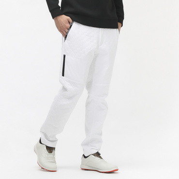 QUILTED TAPERED LONG PANT 0124231004