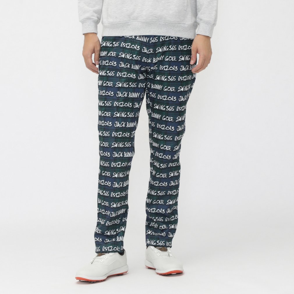 ジャック バニー ゴルフウェア スラックス 秋 冬 ドビー二重織り裏起毛