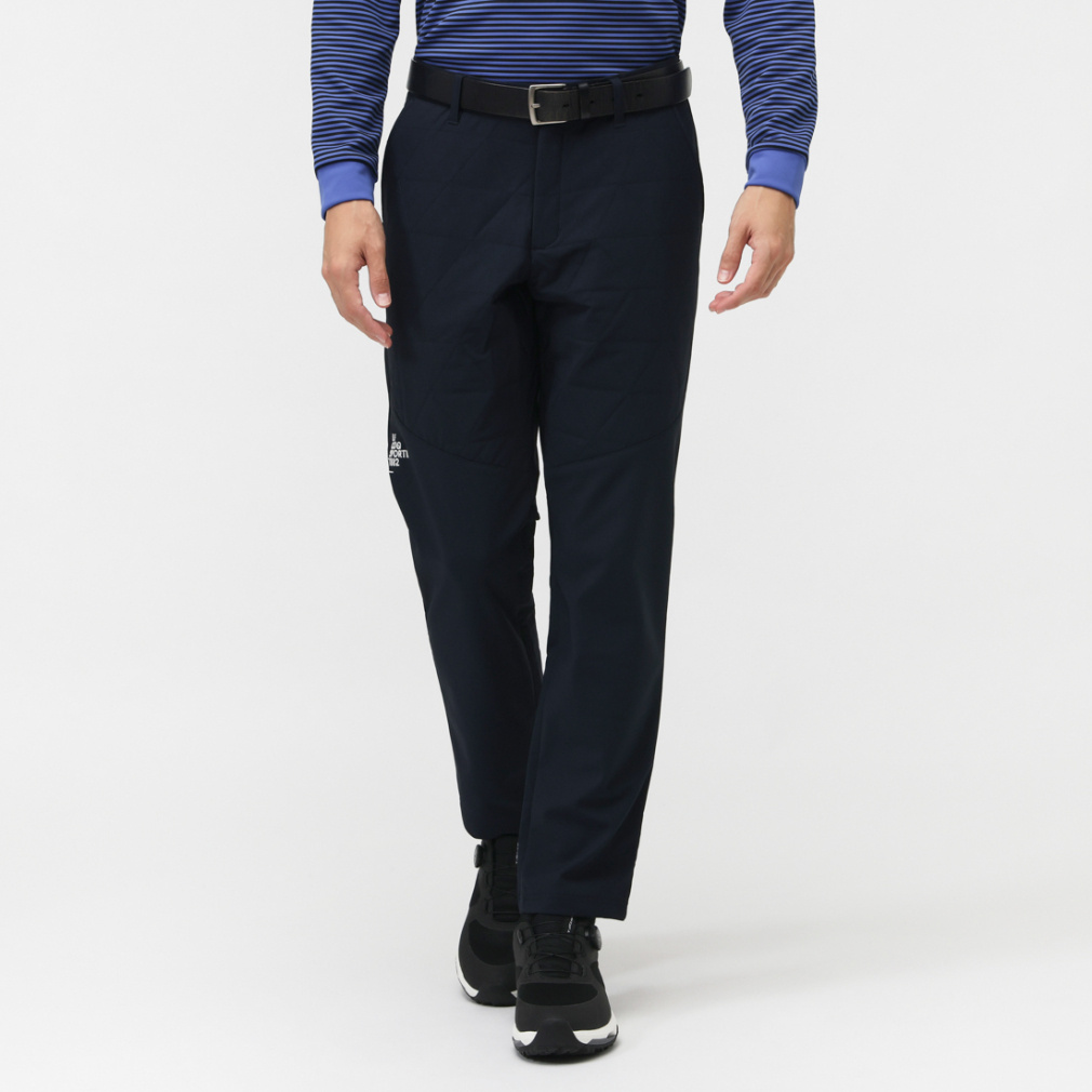 ルコックスポルティフ ゴルフ ゴルフウェア ウインドパンツ 秋 冬 ハイブリッド中わたパンツ (LG5FLP02M) メンズ le coq sportif GOLF