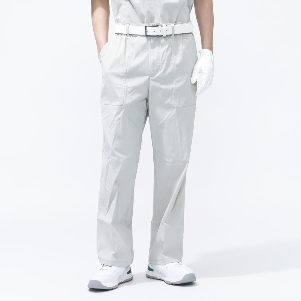 Tigora ホワイト キルティングパンツ ティゴラ ゴルフウェア スラックス 春 夏 ロングパンツ CORDURA(R)使用