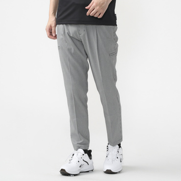 多ポケット千鳥ワイドテーパードクロップドパンツ TR-1P1054WCPT1