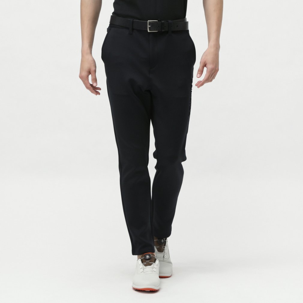 MS 3D LOGO SLIM PANTS BRG251M12(ブラック-M)