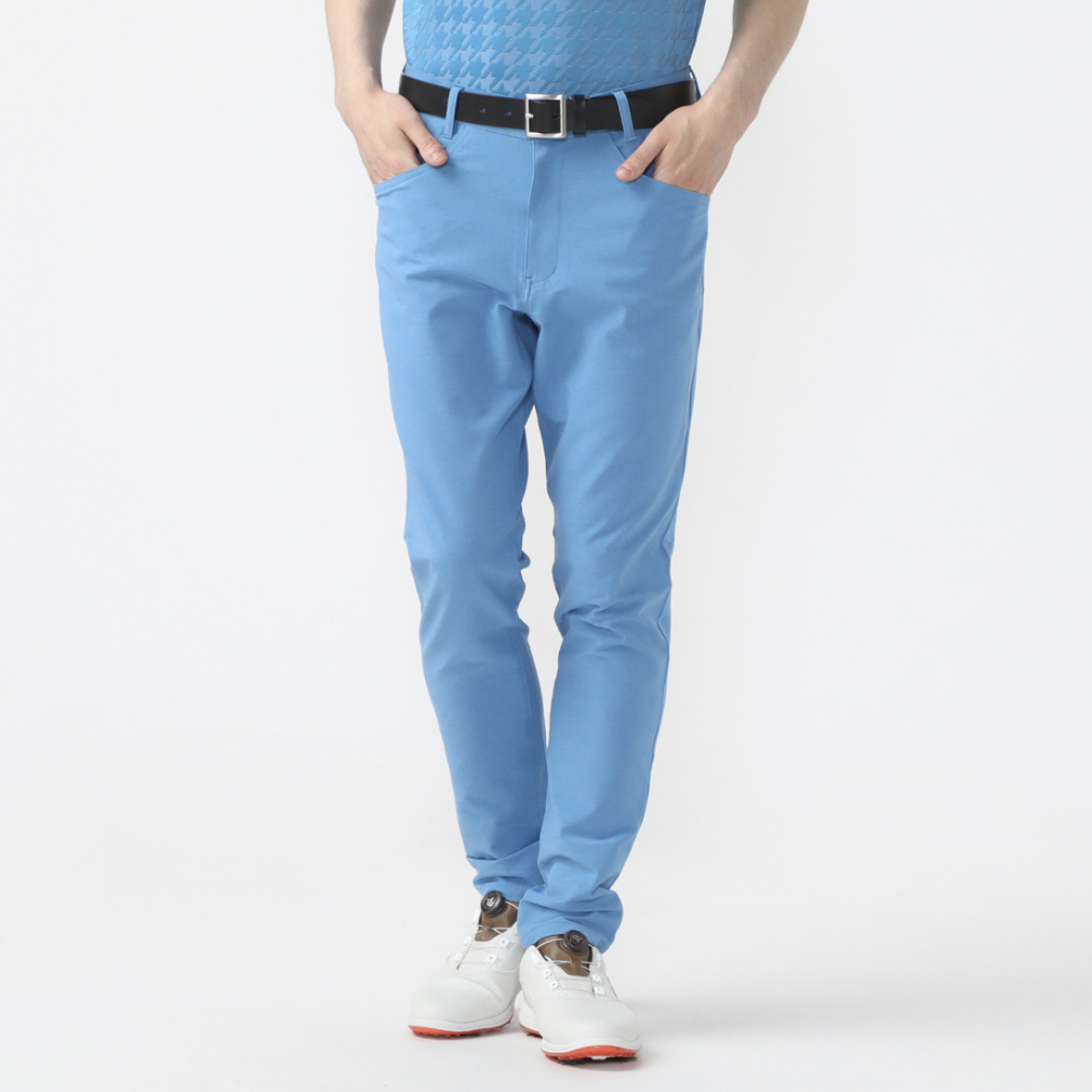 SLIM LONG PANT 0124131001(ブルー-M)