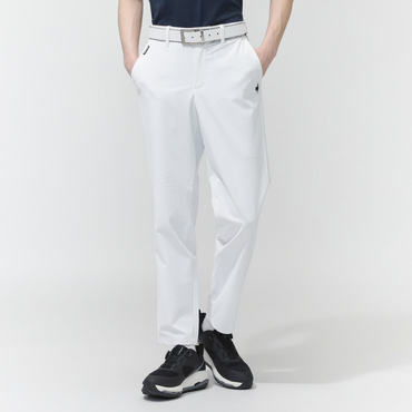   ゴルフウェア L ホワイト ルコックスポルティフ ゴルフ ゴルフウェア スラックス 春 夏 ストレス