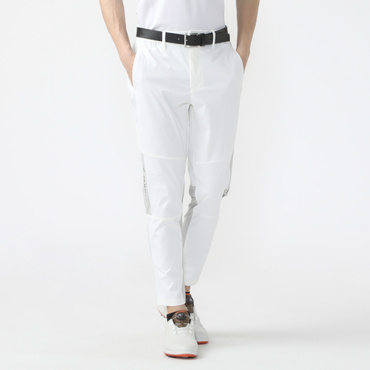 24SS同色系切替え冷感ストレッチテーパードパンツ 6214131201