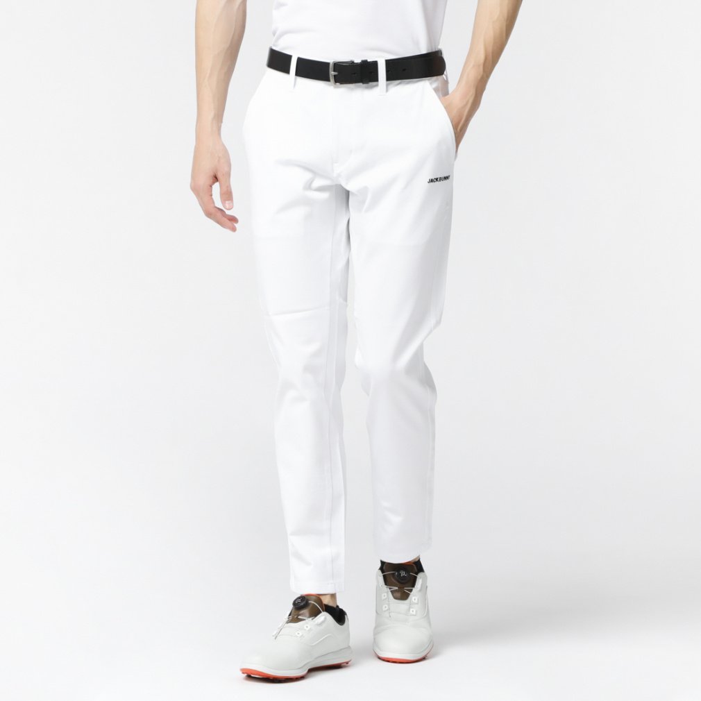 ホワイト　7サイズ3L　メンズ　ゴルフウェア　ジャックバニー　パンツ　ズボン Jack Bunny!!（ジャックバニー） 【美品】ジャックバニー パンツ 白