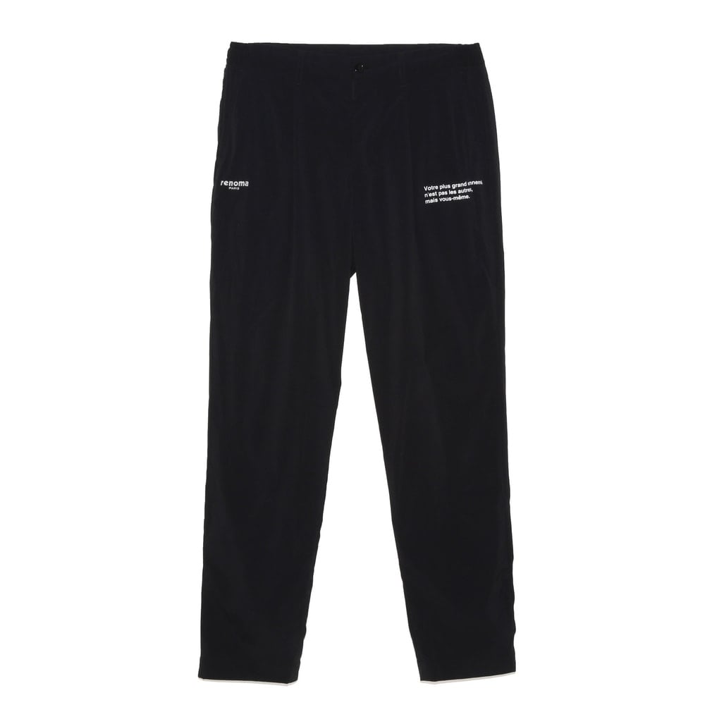 NYLON STRETCH TUCK PANTS RGBB-002(ブラック-S)