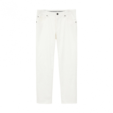 5P Long Pants Slim 7AL017(ホワイト-S メンズ)