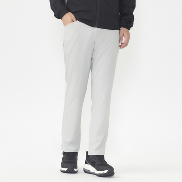 クロップドテーパードパンツ TR-1P1994NT(ペールグレー-3XL　メンズ)