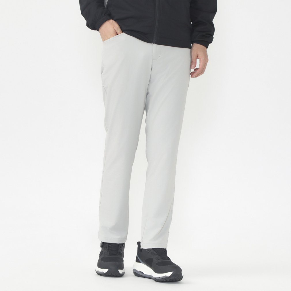 クロップドテーパードパンツ TR-1P1994NT(ペールグレー-3XL　メンズ)