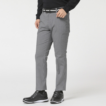 多ポケット 変形千鳥 テーパードパンツ 1253530113