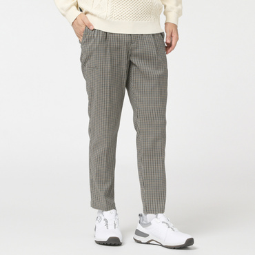 多ポケット ガンクラブチェック ワイドテーパード TR-1P1713WD