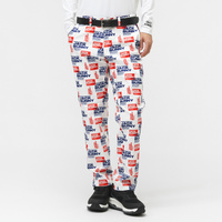 ジャック バニー ゴルフウェア スラックス 秋 冬 T/Cツイルプリント