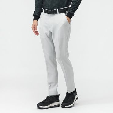 くるりと丈が調節できるパンツ テーパード TR-1P1725CP(ペールグレー×ホワイト-3XL)