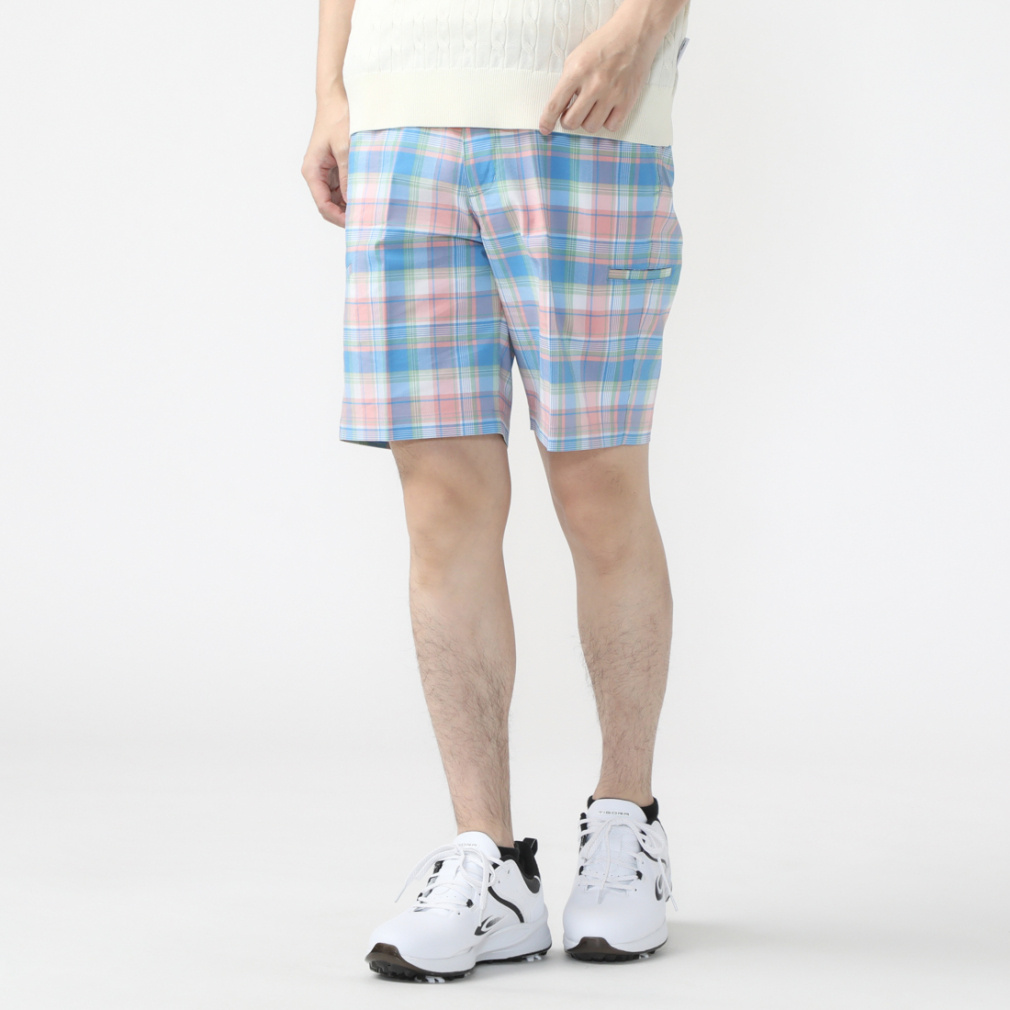 多ポケットマドラスチェックショートパンツ TR-1P1064SP｜Alpen