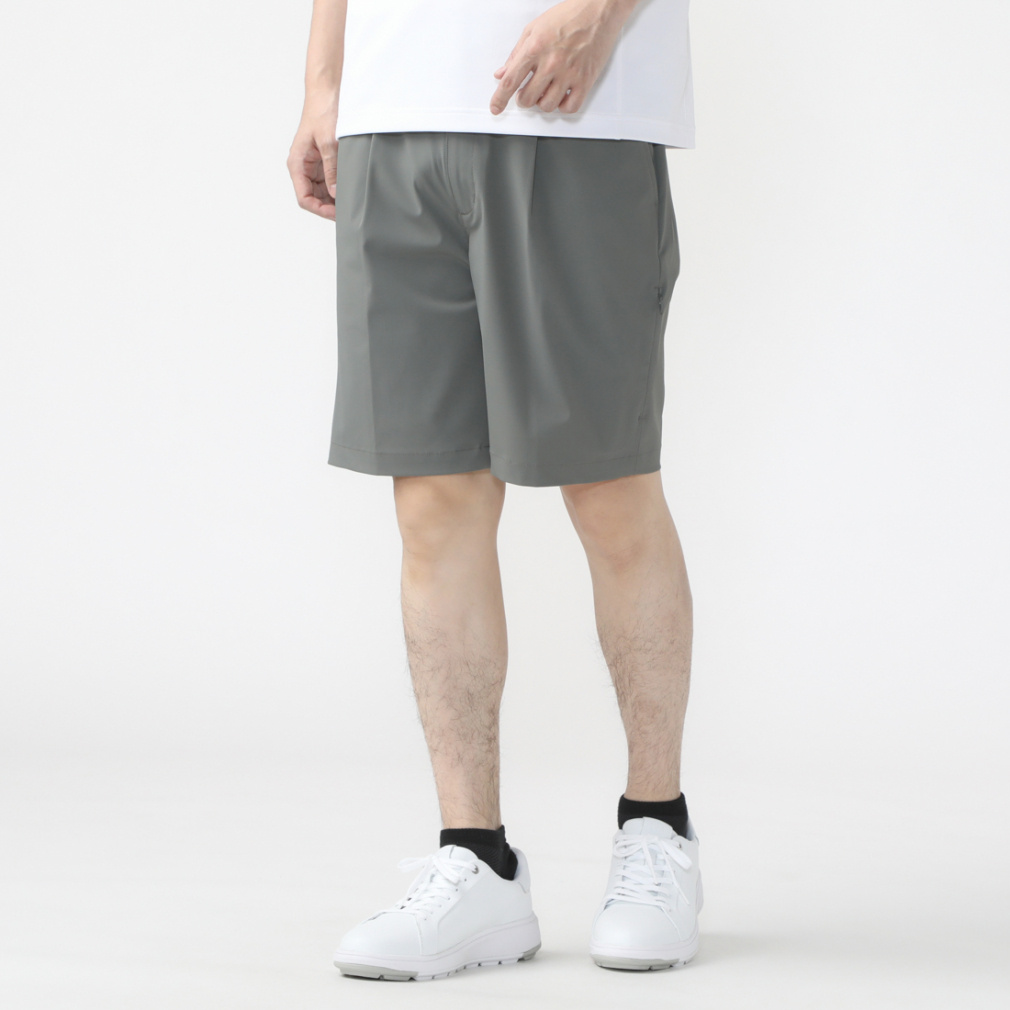 ティゴラ ゴルフウェア ショートパンツ 春 夏 ヘリンボンショートパンツ (TR-1P1124SPT1) メンズ TIGORA 無地