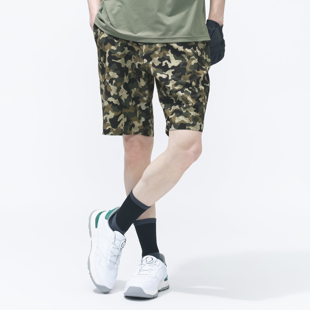 iCOOLショートパンツ TR-1P1036SP-C(カーキ-3XL)