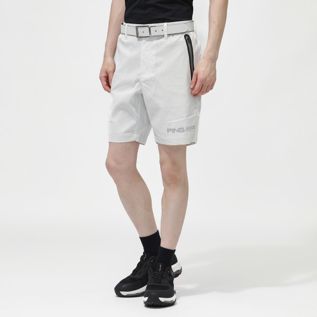 ピン ゴルフウェア ショートパンツ 春 夏 ストレッチサッカーショート
