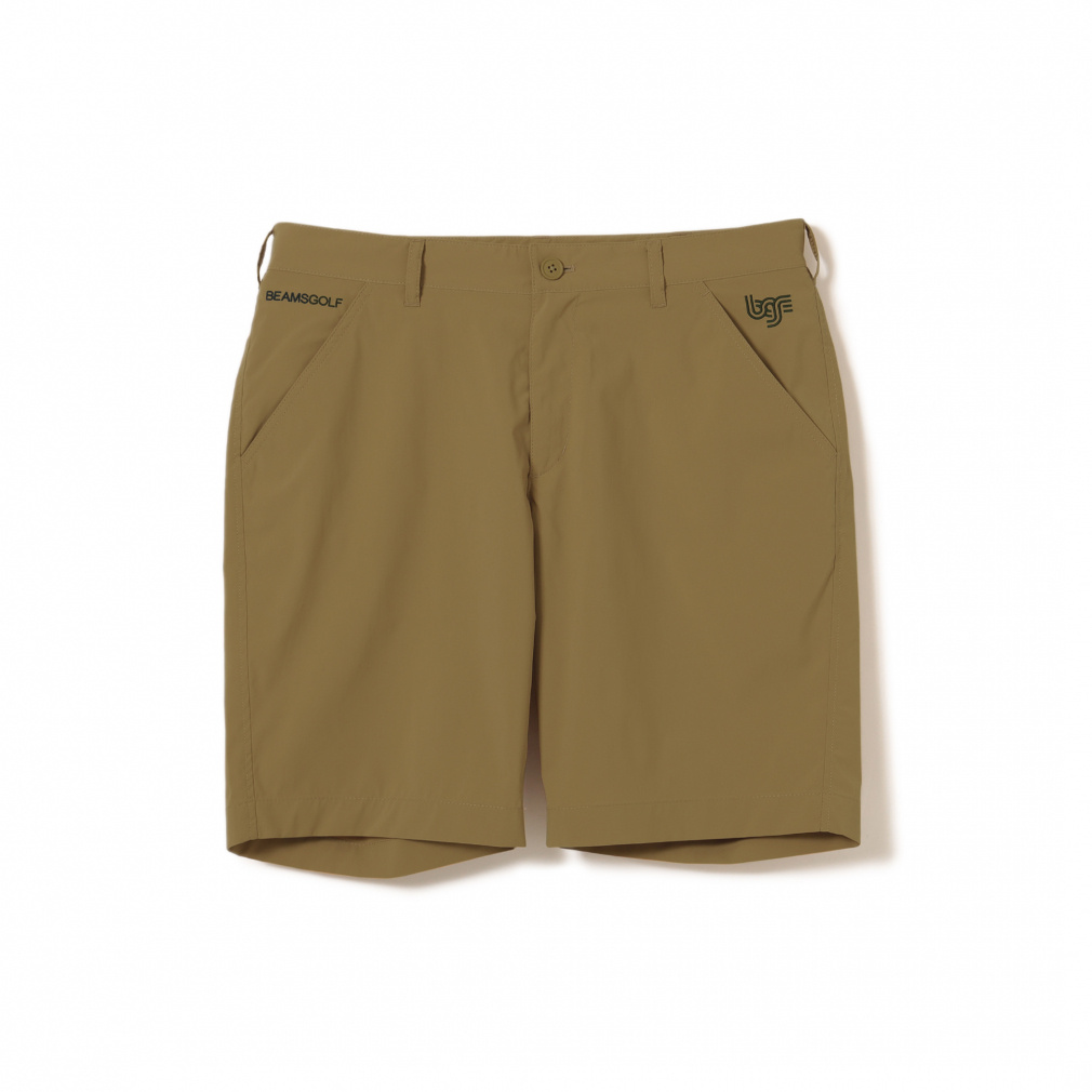 新品未使用品 MARK&LONA ストレッチショートパンツ ベージュ ゴルフ M・U SPORTS 【当店在庫商品】特価セール ショートパンツ ベージュ