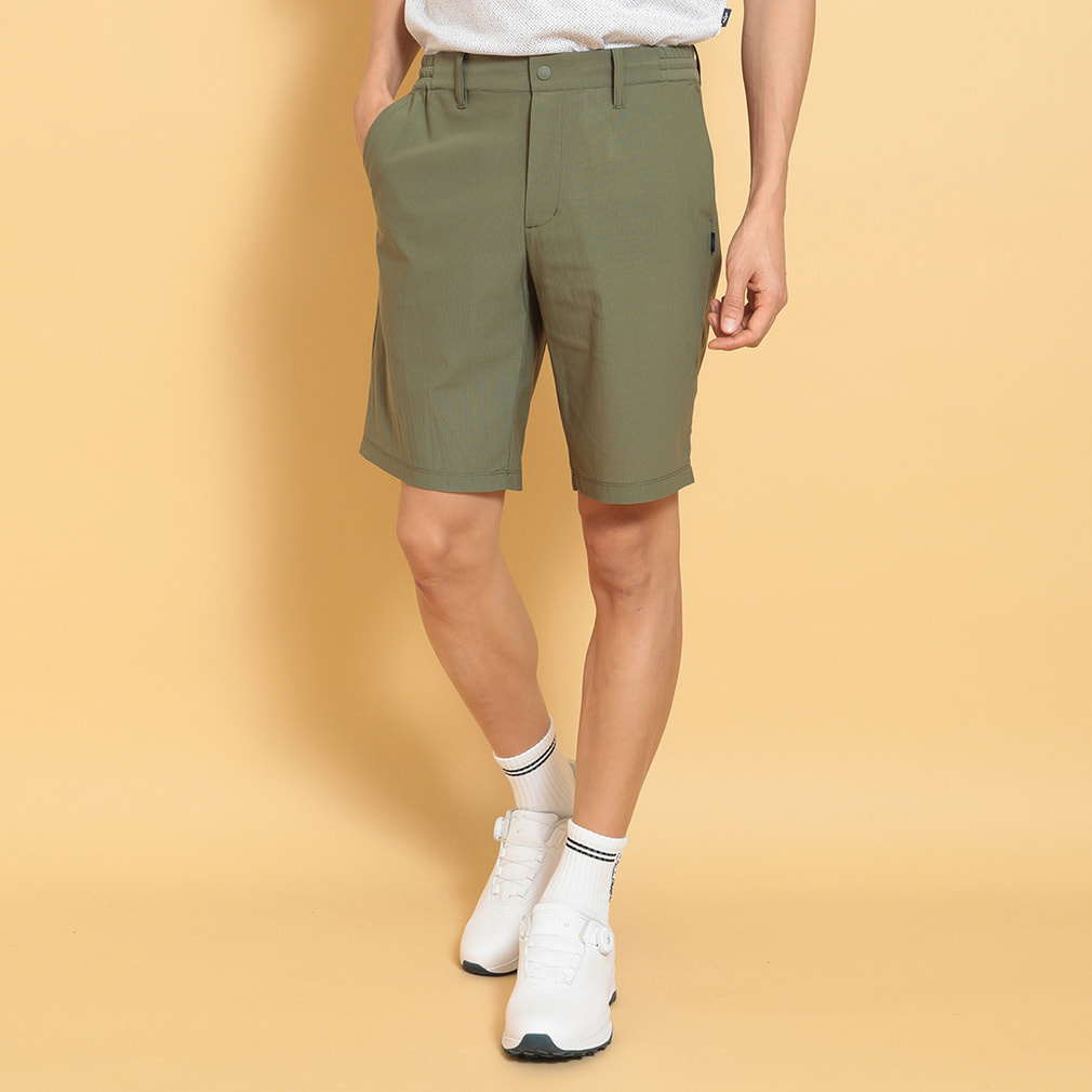 かざあなメッシュショートパンツ C25127105(カーキ-2XL)
