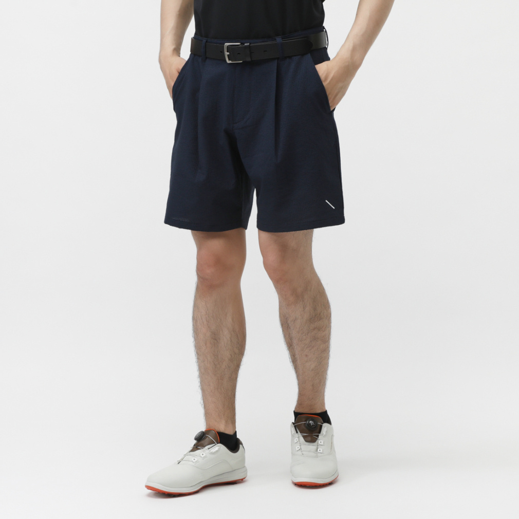 Seersucker shorts BGS15060(ネイビー-M)