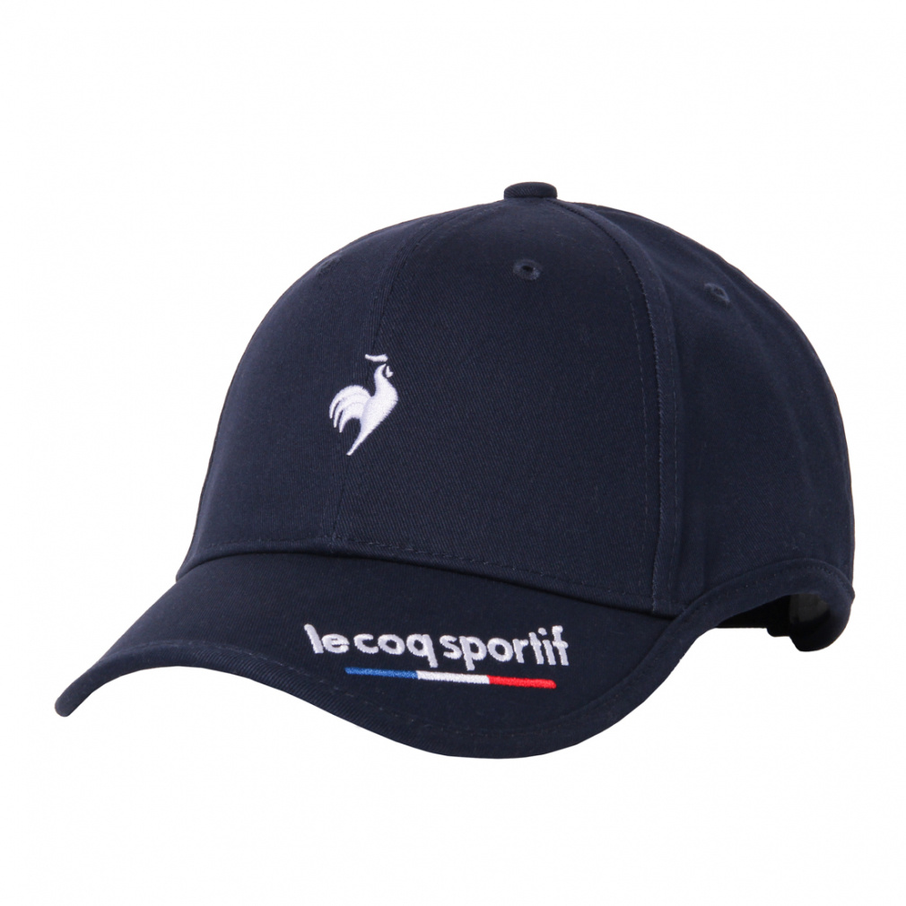 le coq sportif ネイビー ワンピース M キャップおまけ ルコックスポルティフ ゴルフ ゴルフウェア キャップ 春 夏 定番イヤー