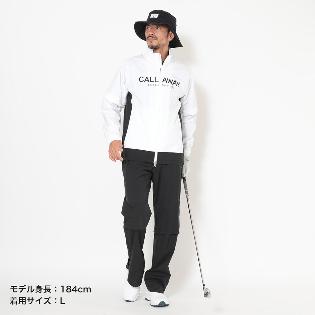 Callaway ゴルフ レインウェア メンズ セットアップ LL キャロウェイ ゴルフウェア レイン上下セット 春 夏 セットアップ