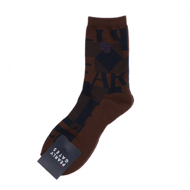 チェック×ロゴ柄ミディアムSOX 0533286009
