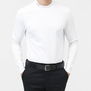 UAコールドギアインフラレッド フィッティド ロングスリーブ モックネック シャツ 6007944