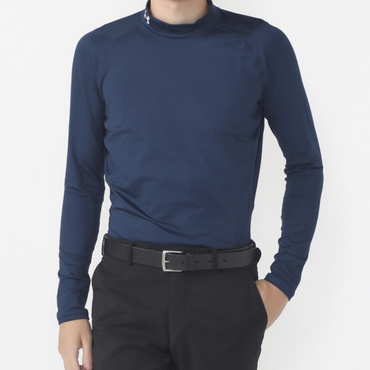 UAコールドギア フィッティド ロングスリーブ モックネック シャツ 1375334