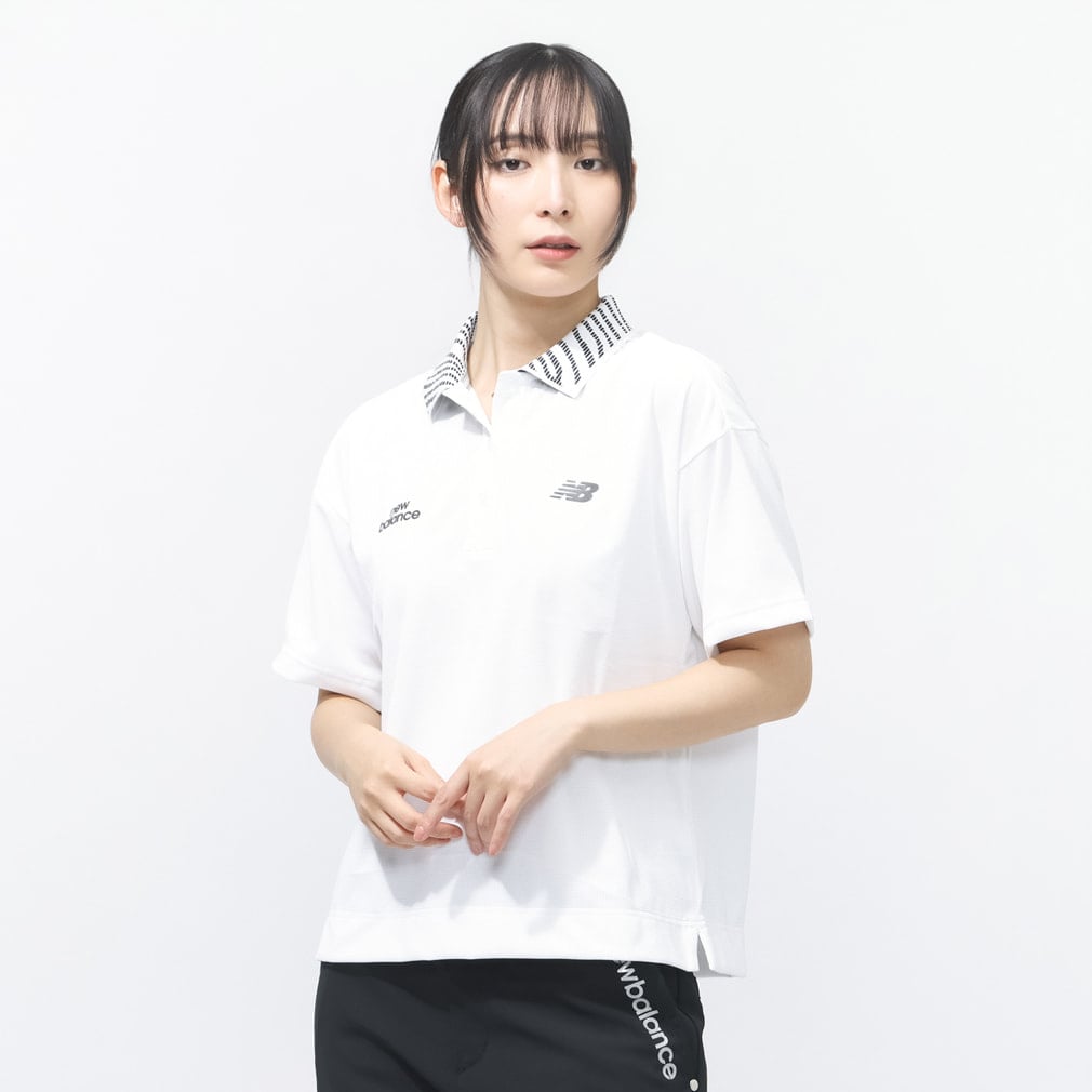 H/SLEEVE BIG POLO SHIRT 0126160501(ホワイト-M)