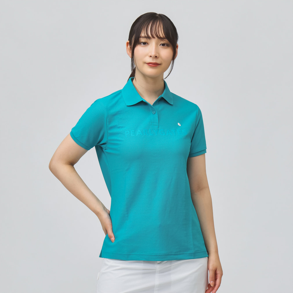 パーリーゲイツ レディース ゴルフウェア 半袖シャツ 春 夏 PGisPG 冷