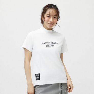 トゥルーポーテ×フルダルドットメッシュトリコット 半袖モックネックカットソー 7594267602