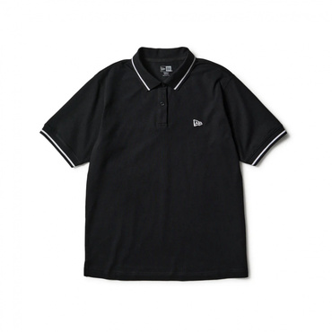 GFW SS STRIPE COLLAR POLO BLK 14859857