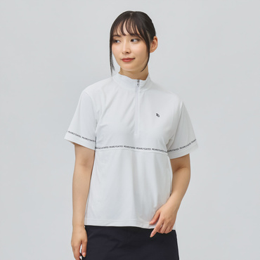 レイブロック 裏カノコ ハーフジップアップモックネックカットソー 0556267707