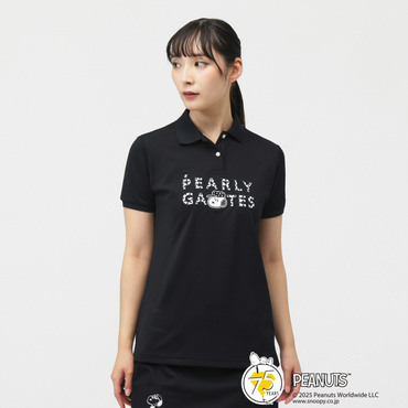 SNOOPY プライムフレックスカノコ半袖ポロシャツ 0555260032