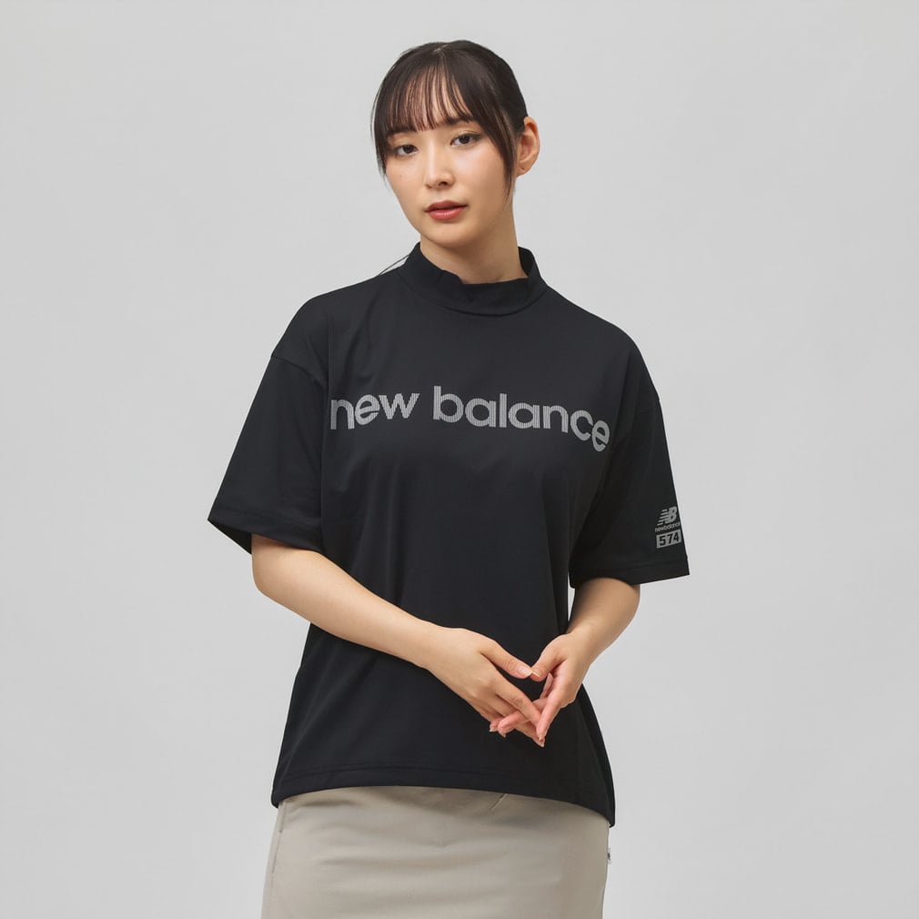 ニューバランス レディース ゴルフウェア 半袖シャツ 秋 冬 H/SLEEVE