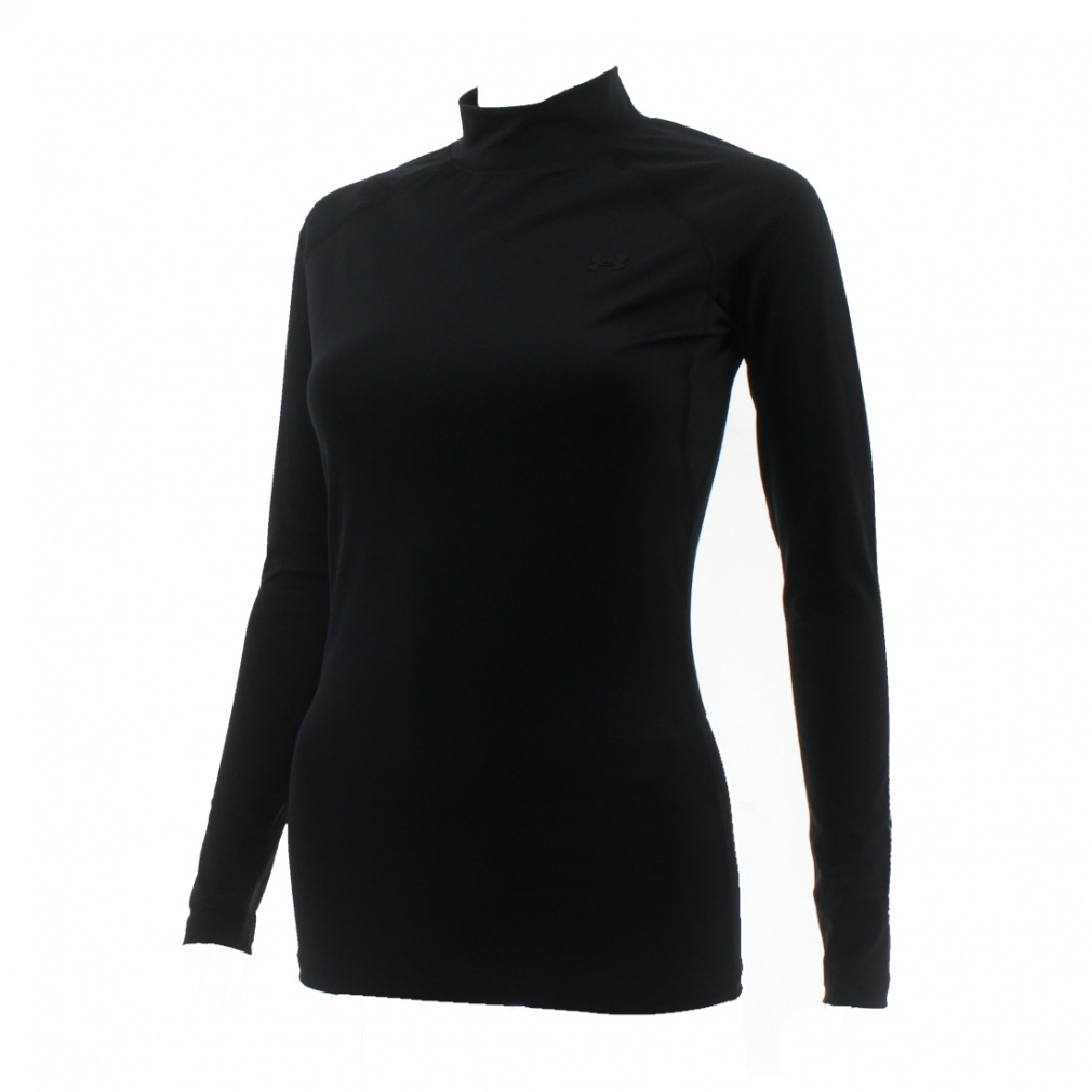 UAヒートギア コンプレッション ロングスリーブ モックネック シャツ 1384843