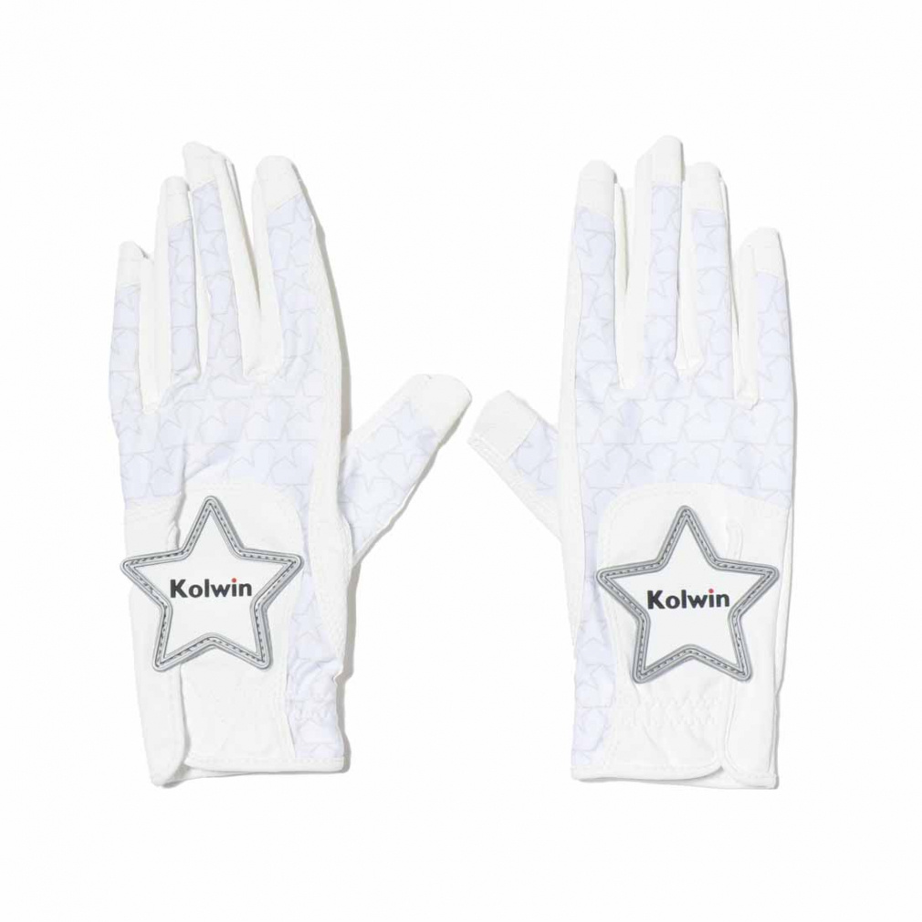 ネイルスルーグローブ両手用 KO-1G2026N(ホワイト-S)