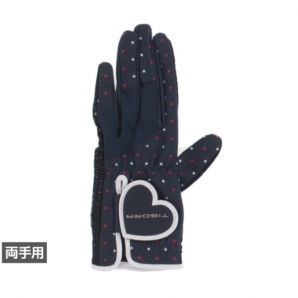 レディス 両手用グローブ 星柄 TR-1G2015LR-S
