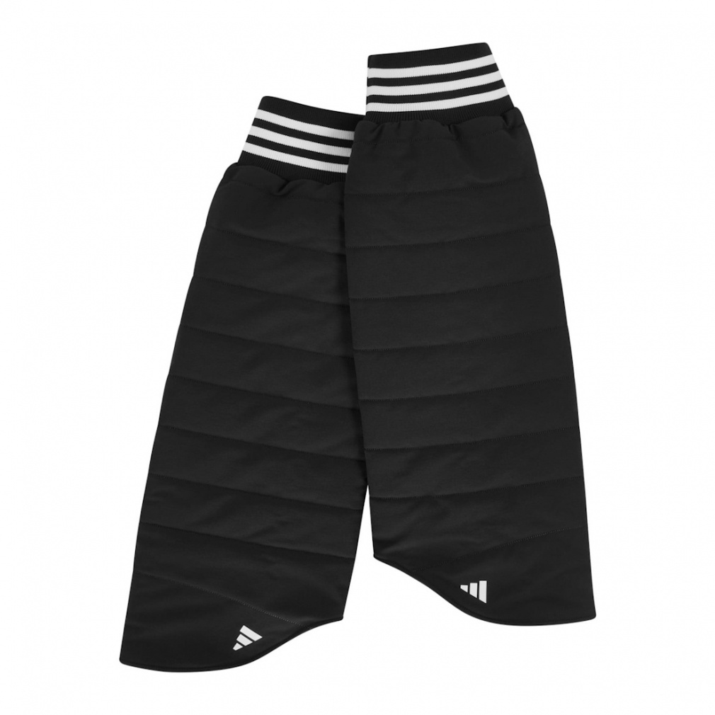 adidas クリーム　ブラック色 レッグウォーマー 新品未使用 韓国☆adidas レッグウォーマー (adidas/ファッション雑貨・小物