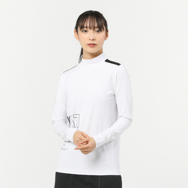 ストレッチスムース モックネックシャツ 6217025544