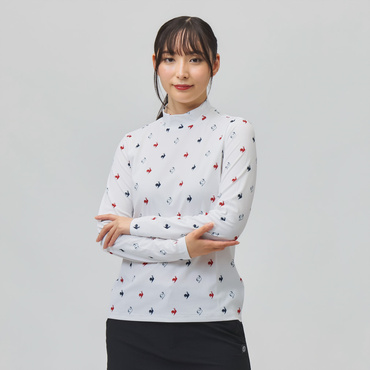 総柄モックネックシャツ LG6FLS50L