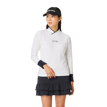 シングルジャージ バイカラー L/S モック TO101